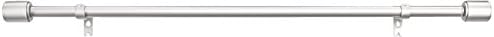 Amazon Basics 1-Inch Curtain Rod with Cap Finials