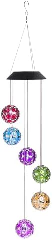 Alpine Corporation RGG648SLR Solar Hanging Gem Sphere Mobile
