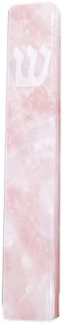 AS Mezuzah Quartz Case with Engraved Shin Design