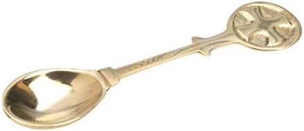 Elegant Brass Incense Spoon 472 Inch Measuring Tool
