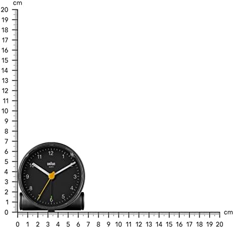 Braun Classic Analogue Alarm Clock with Snooze and Light