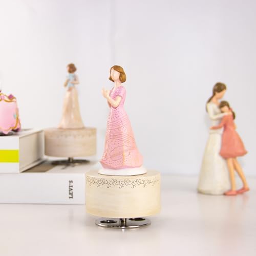 Hand-Painted Resin Music Box for Girls and Women