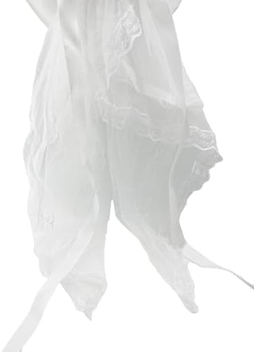2 Pcs White Lace Bow Curtain Tiebacks Holdbacks