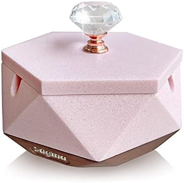 Pink Ash Tray for Women Unique Design with Lid and Removable Liner