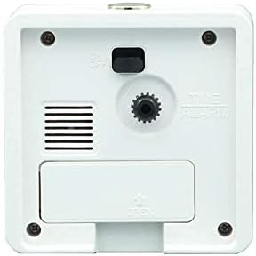 Seiko Gatsby Bedroom Alarm Clock White Matte