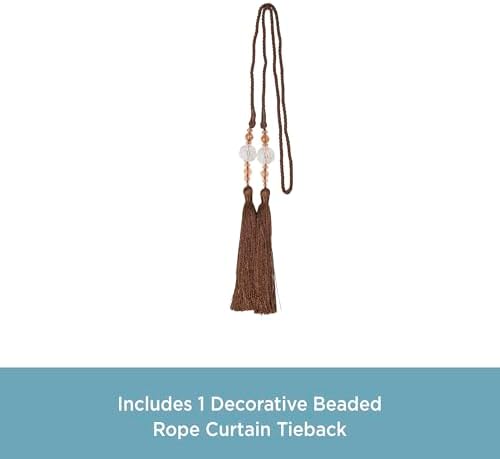 Kenney KN99817 22 Inch Beaded Rope Tassel Holdback