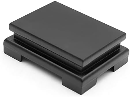 MDEOOSKY Wooden Display Stand - Black 13cm x 95cm x 43cm