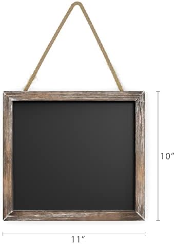 Barnyard Designs Magnetic Hanging Chalkboard Sign 2 Pack