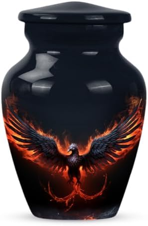 Phoenix Small Urn for Human Ashes - 3 Inch 1 Pcs