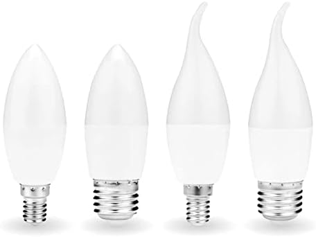 4PCS LED Candle Bulb E14 E27 5W 7W Warm White Light Bulb