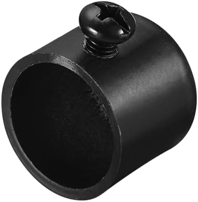 Uxcell Curtain Rod Ends 6Pcs Iron Black Finial
