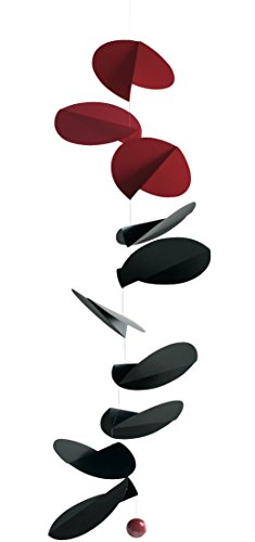 Flensted Turning Leaves Mobile - 32 Inches BlackRed
