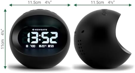 NEWGATE Centre of The Earth Alarm Clock with Retro Design