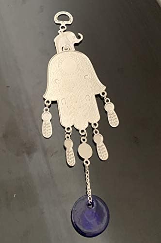 Betterdecor Blue Evil Eye Hamsa Hand Amulet Decoration