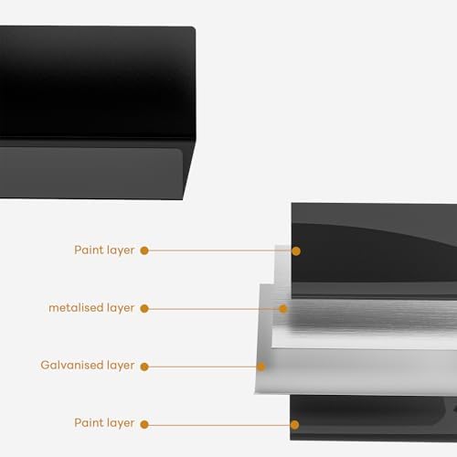 4 Pack Gold Metal Floating Shelves for Wall Storage