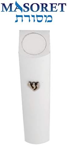 3-Piece Aluminum Door Mezuzah Cases with Hebrew Shin
