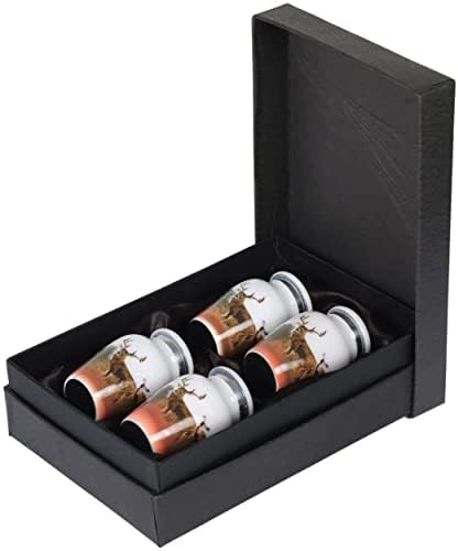 Bold Divine Mini Urn Set of 4 Deers for Human Ashes