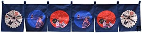 Japanese Sushi Restaurant Curtain Valance Half Window Banner 43x210CM