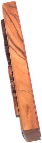 Holy Land Market Olive Wood Messianic Mezuzah - 5 Inches