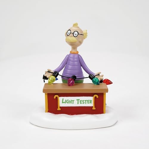 Department 56 Dr Seuss Grinch Village Lightbulb Tester Figurine