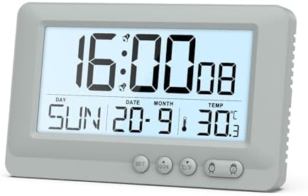 ORIA Digital Alarm Clock with Backlight and Dual Alarms