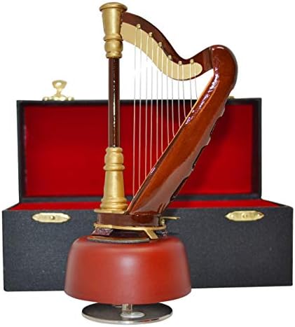 KingPoint Mini Rotating Harp Music Box