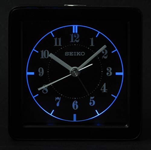 Seiko Gatsby Bedroom Alarm Clock White Matte