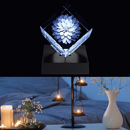Facmogu LED Light Base for Crystal 3D Glass Art Display Stand
