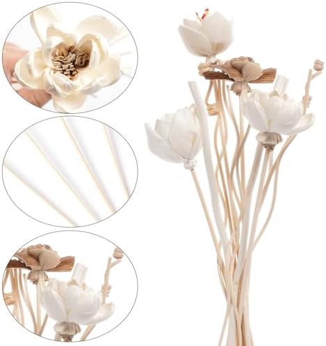 14Pcs Natural Rattan Reed Diffuser Sticks Set