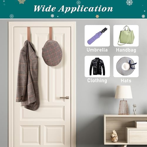 HOOSUN 12 Inch Metal Wreath Hanger for Front Door