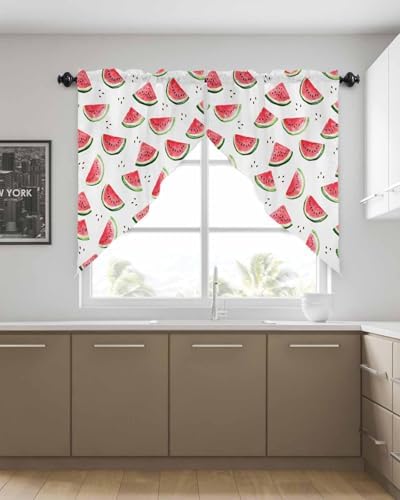 Swag Curtain Valance for Windows 28x36in Pack of 2