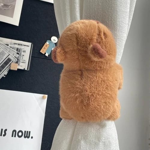 Cute Capybara Plush Curtain Holdbacks 1 Pair