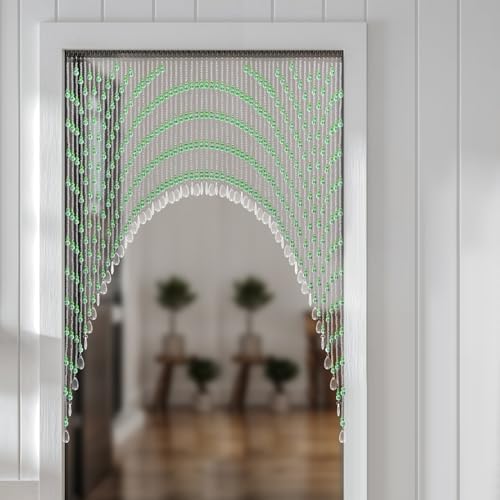 60 Strings Clear Crystal Beaded Curtain for Doorways