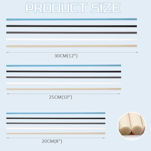 Thick 3mm Reed Diffuser Sticks - 100 Count Brown