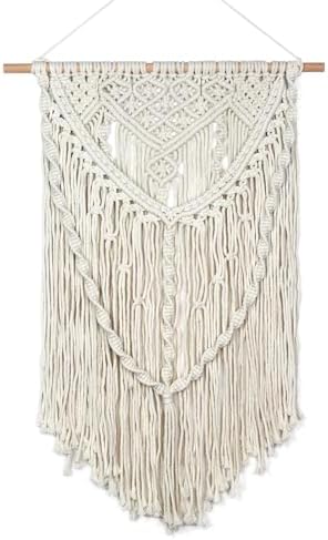 JONKASIPA Macrame Wall Hanging - Bohemian Tassel Tapestry Home Decor