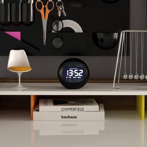 NEWGATE Centre of The Earth Alarm Clock with Retro Design