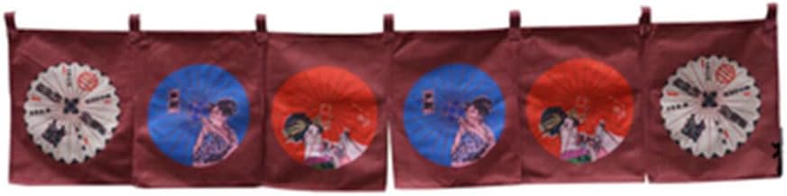 Japanese Restaurant Noren Curtain Valance 43x210cm