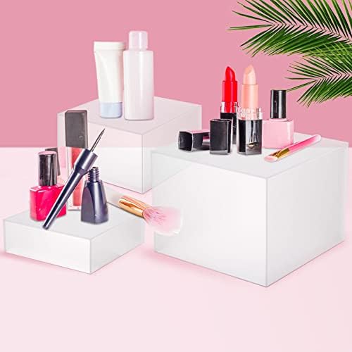 Tuanse 6 Pcs Acrylic Display Risers for Buffet Table