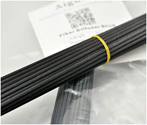 50 Piece Fiber Reed Diffuser Sticks 8 x 3mm Black