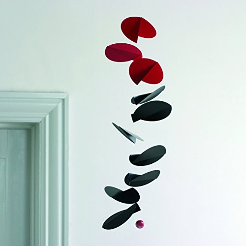 Flensted Turning Leaves Mobile - 32 Inches BlackRed