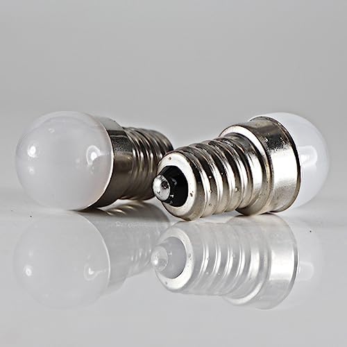 SHOORR 4Pcs Mini E14 15W LED Bulb Warm White Pendant Fridge Light