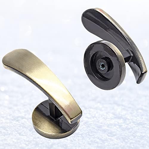 4 Pack Bronze Curtain Tieback Hooks with Screws