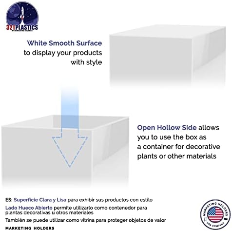 Tall Acrylic Display Box Cube Pedestal Sculpture Stand