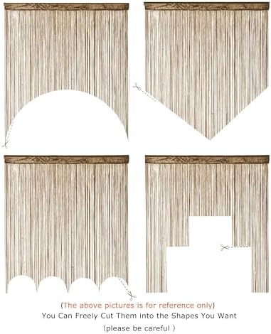 YaoYue Beaded Curtain Door String Decor Panel