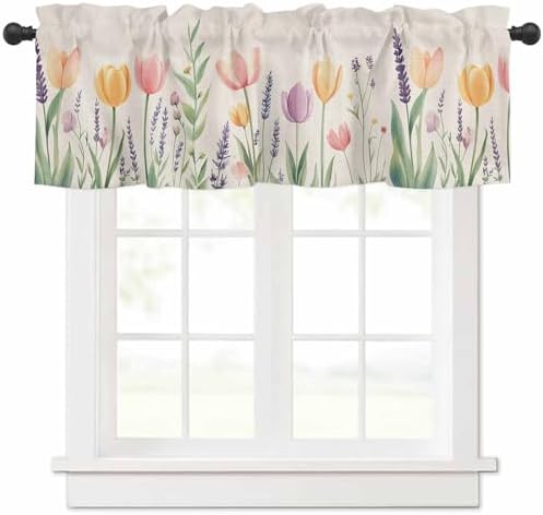 Spring Floral Valances for Windows 42 x 12