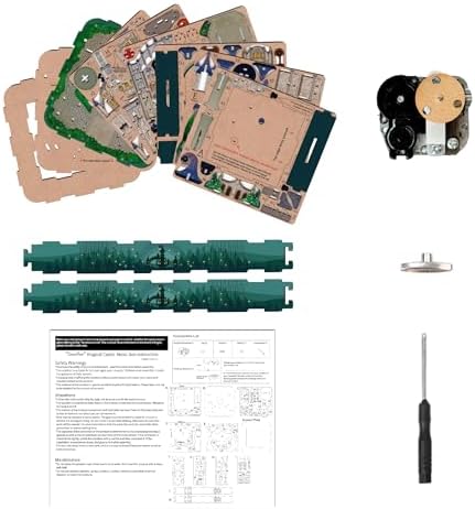 Tonecheer Wooden Music Box Puzzle Castle DIY Kit