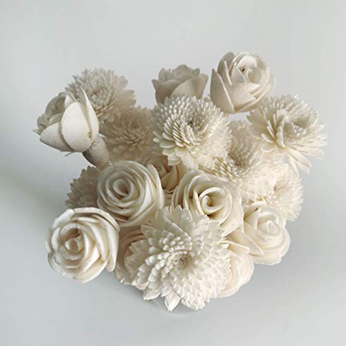 20 Mini Gerbera Rose Sola Flower Reed Diffuser Stick for Home Fragrance