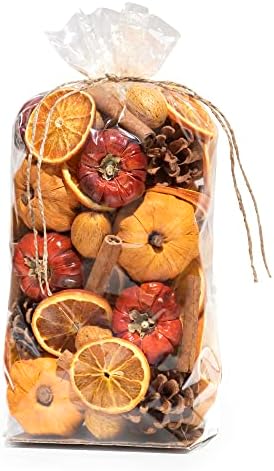 ANDALUCA Pumpkin Spice Potpourri with Mini Pumpkins