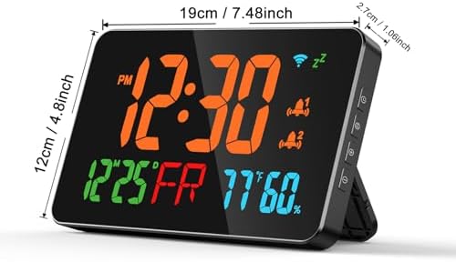 24Ghz WiFi Atomic Clock with Temperature Humidity and Alarm
