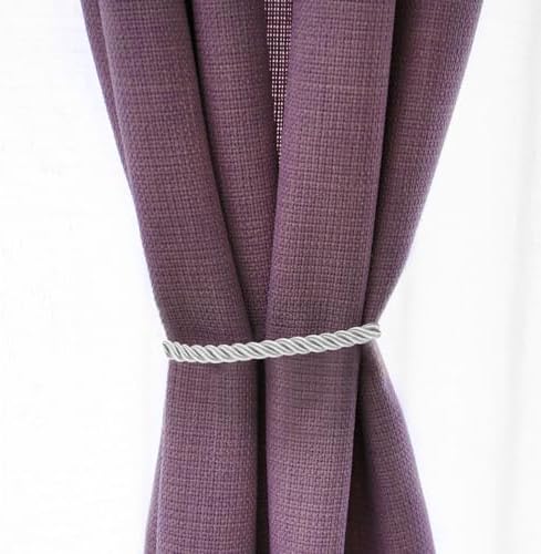 PATIKIL 6 Pack White Curtain Tiebacks Ropes